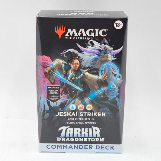 New Magic the Gathering Tarkir Dragonstorm Commander Deck Jeskai Striker