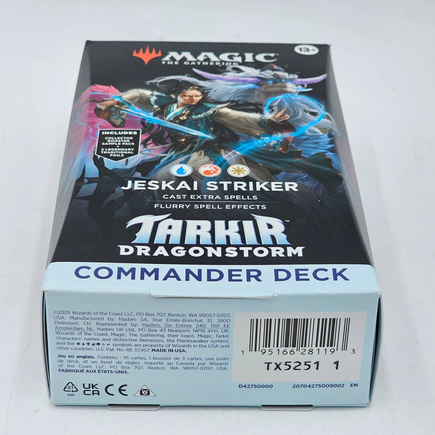 New Magic the Gathering Tarkir Dragonstorm Commander Deck Jeskai Striker