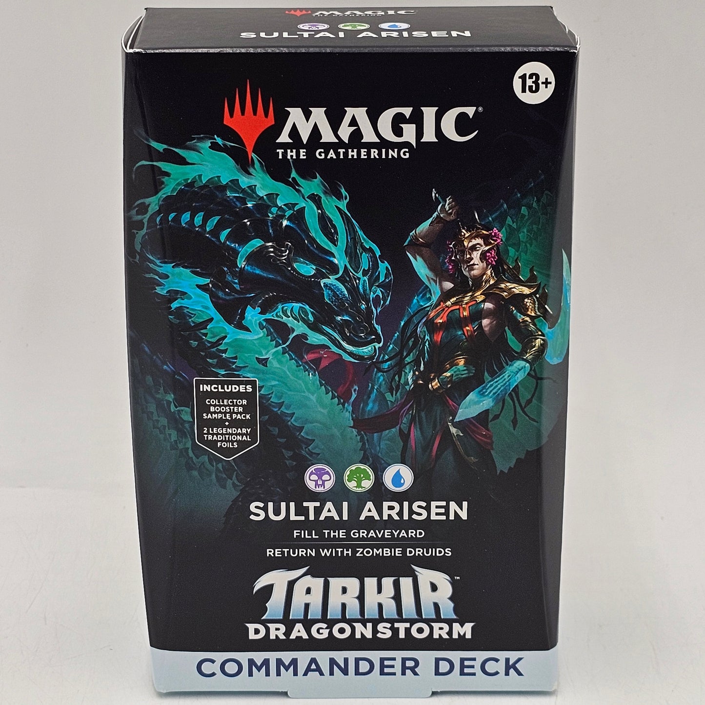 New Magic the Gathering Tarkir Dragonstorm Commander Deck Sultai Arisen
