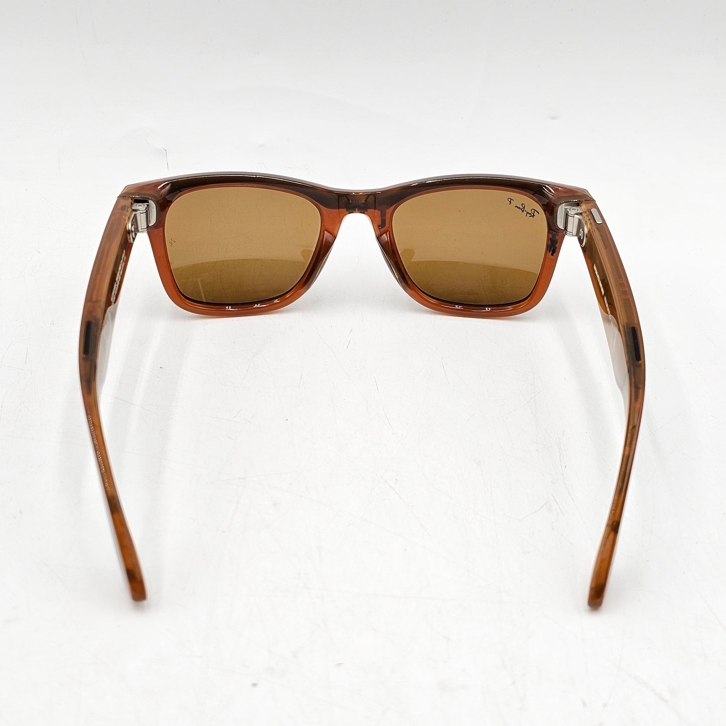 Ray-Ban Meta Wayfarer Gen 1 Shiny Caramel Standard RW4008 670683 Smart Glasses