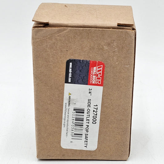 New Apollo Wal-Rich 1727000 Side-Outlet Pop Safety Valve RVS