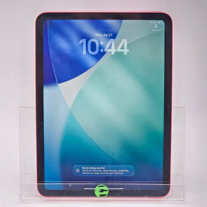 WiFi Only Apple iPad 10th Gen 64GB Pink PPQ33LL/A