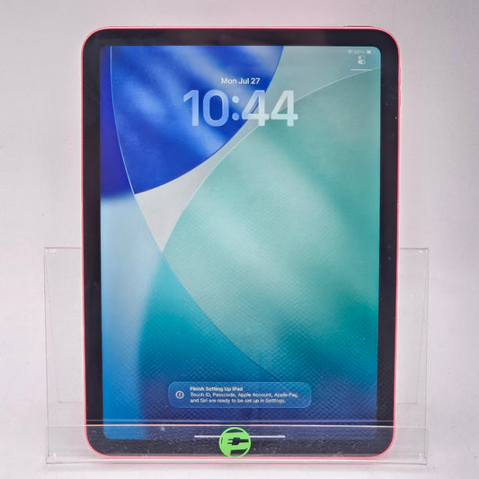 WiFi Only Apple iPad 10th Gen 64GB Pink PPQ33LL/A