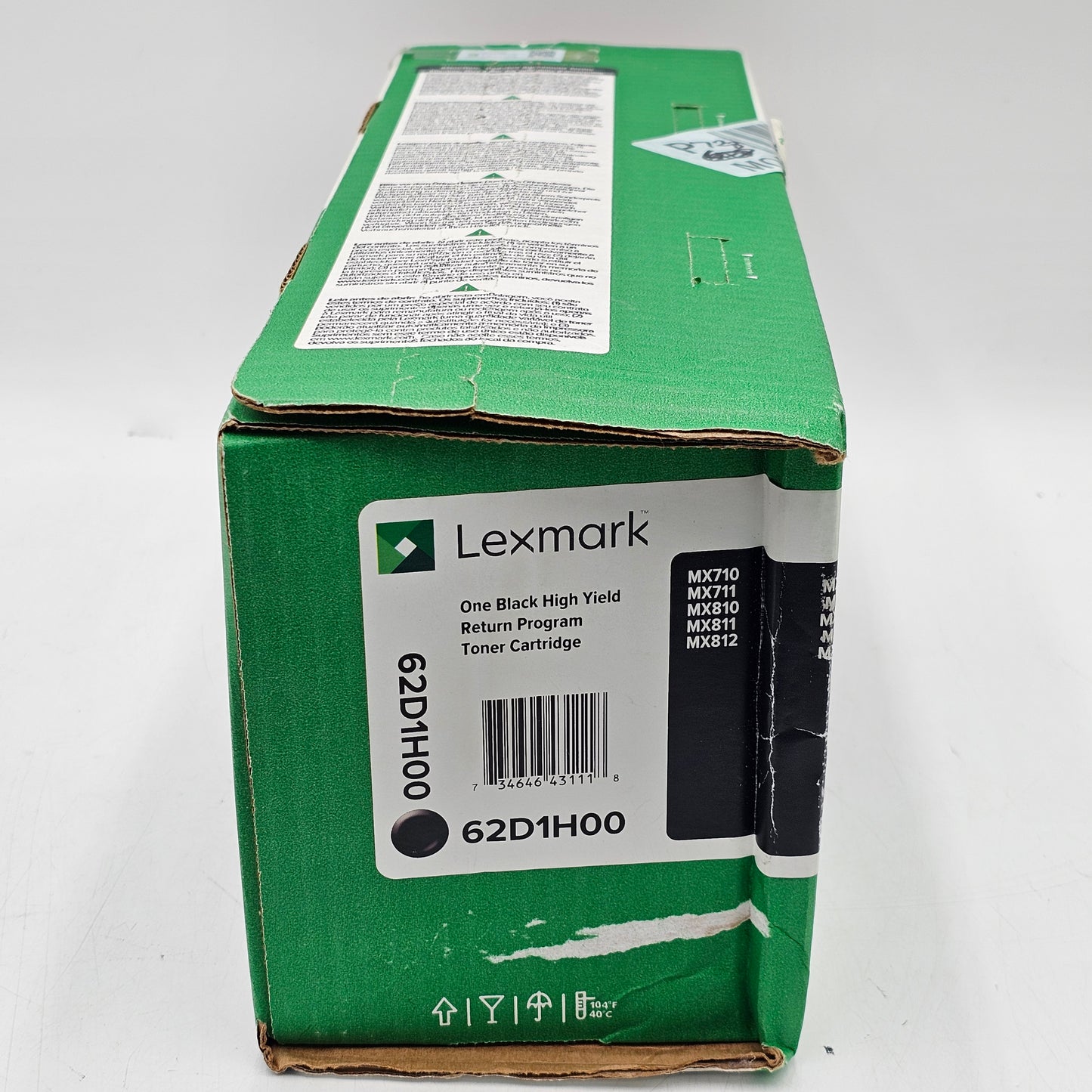 New Lexmark 62D100H00 Black Toner Cartridge