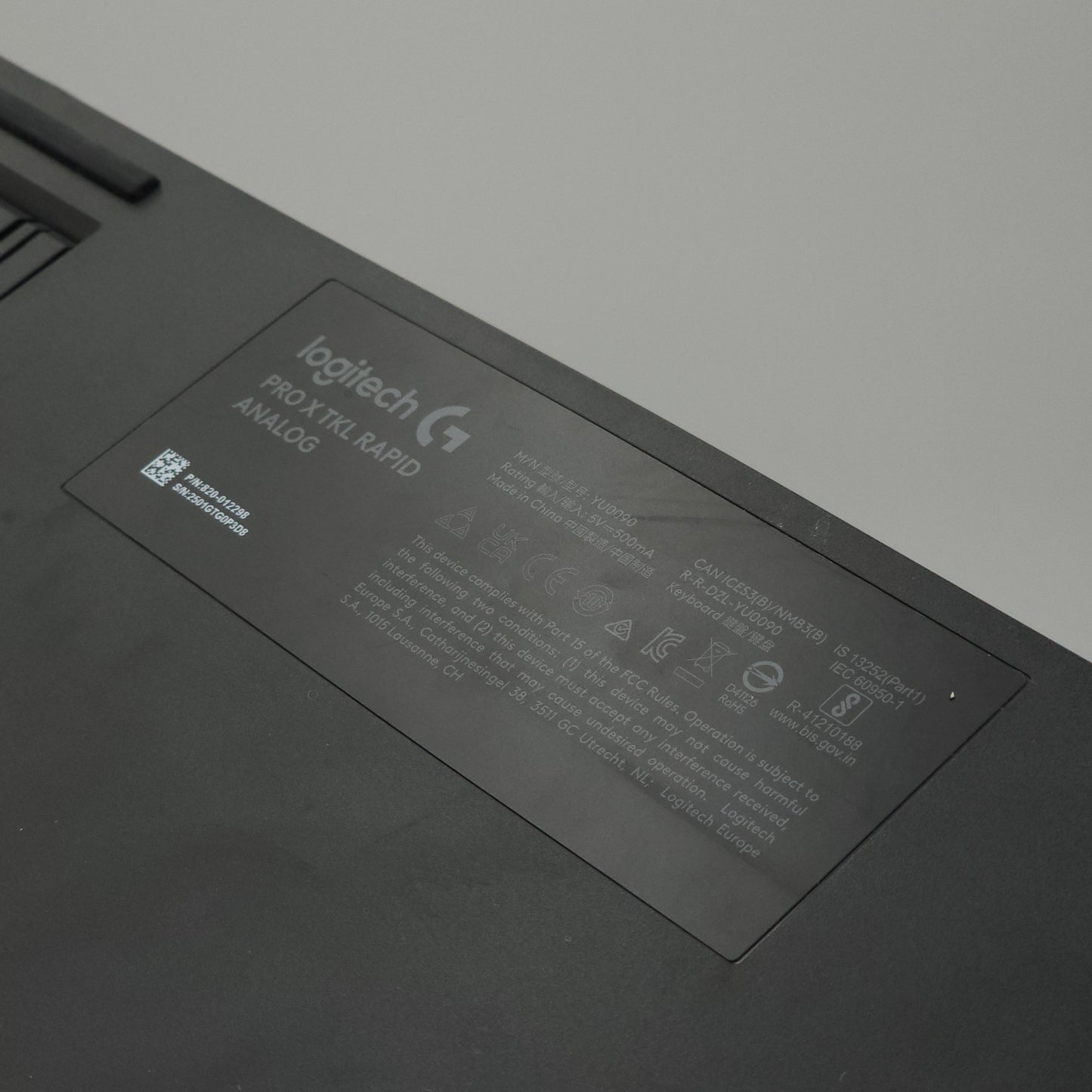 Logitech Pro X TKL RAPID ANALOG YU0090 Keyboard