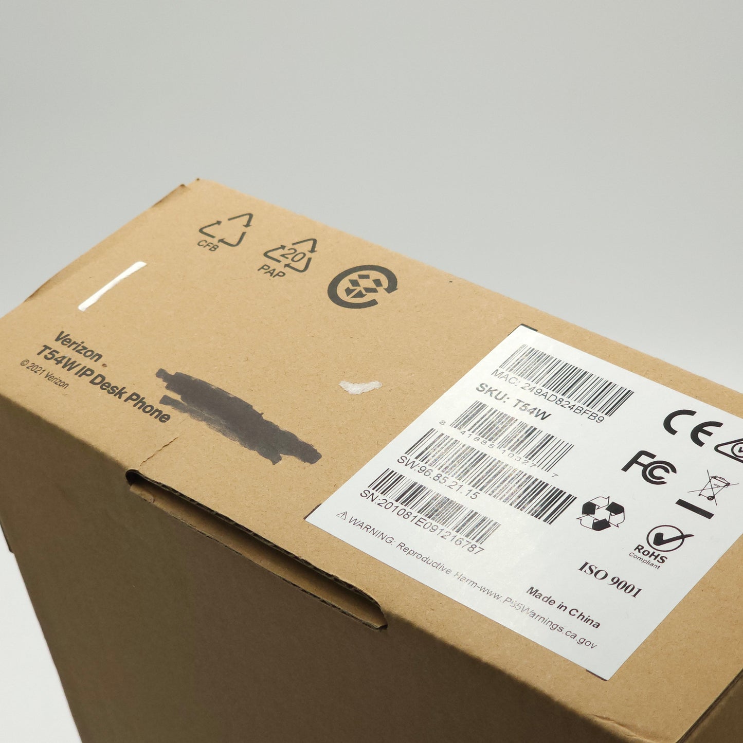 New Yealink Verizon One Talk IP Desk Phone T54W