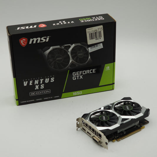 MSI NVIDIA GEFORCE VENTUS XS OC EDITION 1650