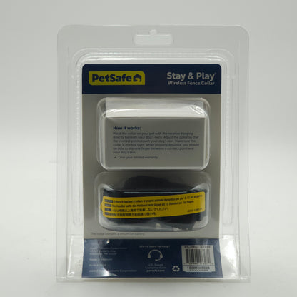 New PetSafe Stay & Play Wireless Fence  Rechargeable Receiver Collar 14288