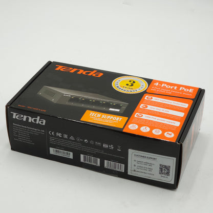 New Tenda 5 Port Gigabit PoE Switch TEG1105P-4-63W Lot of 7