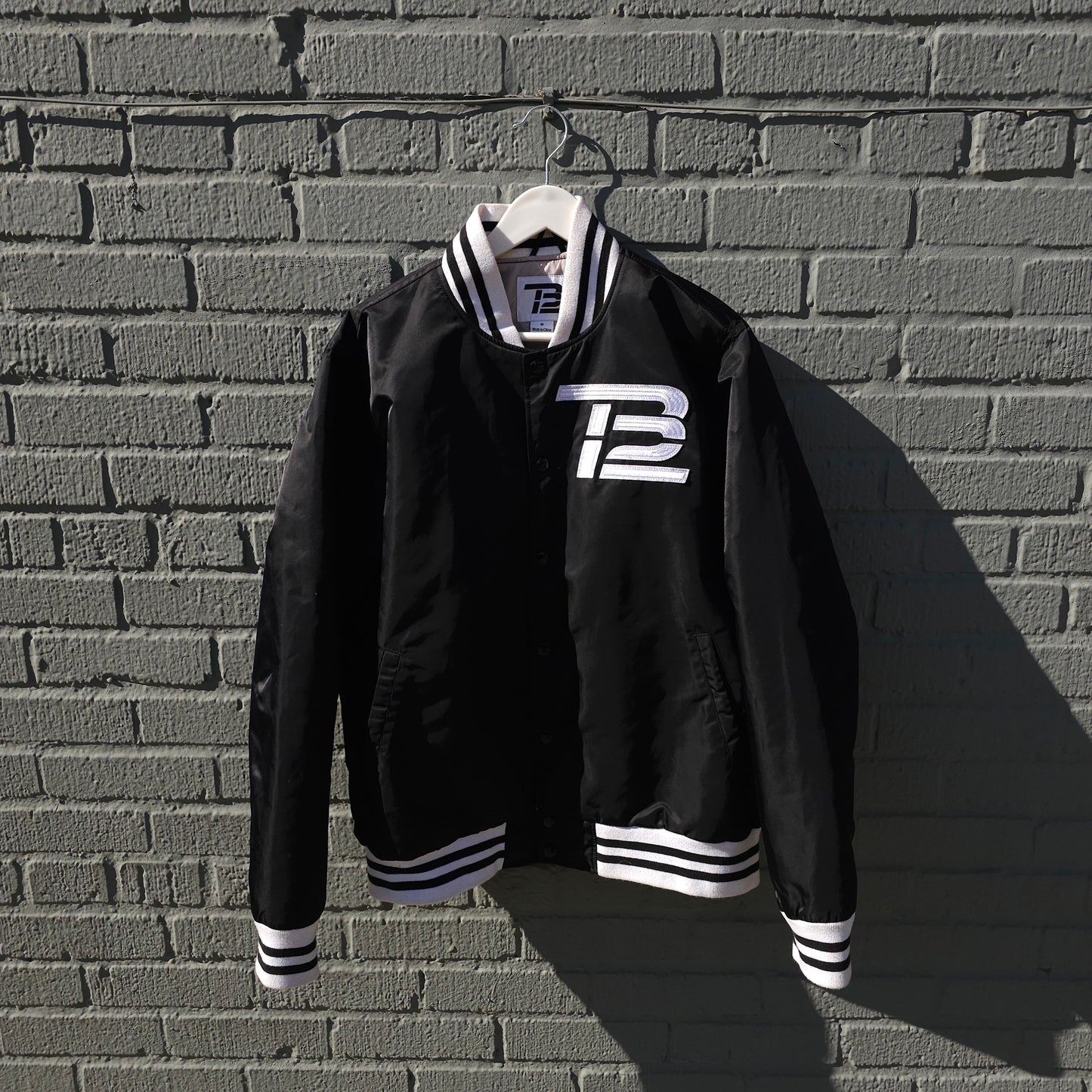 Tom Brady Limited Edition Quilted Bomber Jacket Size Medium TB12